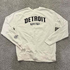 Detroit Pistons Paris Edition Crewneck L